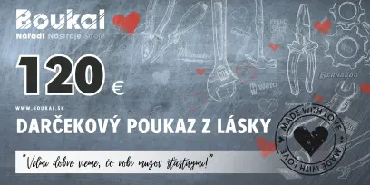 Darčekový poukaz valentínsky v hodnote 120 € (DAPVAL3000SK120), DAPVAL3000SK120